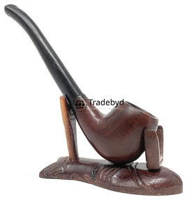 Pipa de Tabaco de Madera Natural Ecológica Moderna Hecha a Mano de Primera Calidad por Tradebyd - Product Image 1