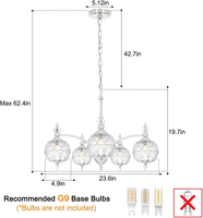Lustre vintage en nickel brossé, hauteur réglable, luminaire pour salle à manger avec verre soufflé artisanal pour cuisine et entrée