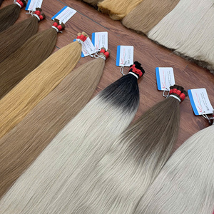 Extensions de cheveux humains Remy vietnamiens lisses et soyeux, directement de l'usine, plusieurs couleurs, meilleure qualité - Product Image 5