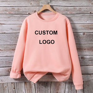 Custom Logo Crewneck Sweatshirt Unisex <b>White</b> Fleece Pullover Personalized Printed Streetwear Loose Long <b>Sleeve</b> <b>Top</b> - Product Image 6