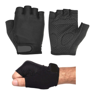 Fabricant OEM, gants de vélo unisexes sans doigts, amortissants, demi-doigts, polyester, qualité supérieure, Pakistan - Product Image 5