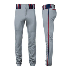 Pantalon de baseball en gros OEM en polyester extensible à séchage rapide, uniforme d'équipe, taille élastique, fournisseur de pantalons de baseball - Product Image 1