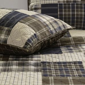 3 pezzi trapunta reversibile con stampa nera/marrone per biancheria da letto King/Cal King - Product Image 6