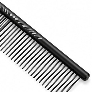 Peine de Plástico Negro para el Cabello, Herramienta Manual para el Cuidado del Cabello - Product Image 4