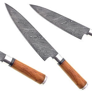 Cuchillo de Cocina Moderno, Acero Inoxidable 4Cr13, 20 cm, Mango de Madera de Pera, Ambidiestro, Apto para Lavavajillas - Product Image 6