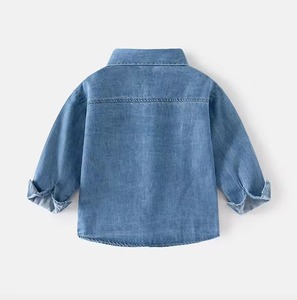 Trendy Boy Kids Denim Jacket Smart Fit Casual Street Style Fashion Wear Knitwear bulk manufacturer High-volume garment factory - Product Image 2