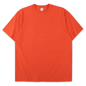 เสื้อยืดโอเวอร์ไซส์ผู้ชาย แขนสั้น คอกลม ผ้าฝ้าย สีพื้น ไม่มีลาย  โลโก้พิมพ์ด้านหน้า ทรงพอดีตัว - Product Image 2