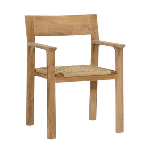 Chaise en bois massif de qualité supérieure avec assise artisanale tressée, mobilier scandinave minimaliste pour restaurants et hôtels - Product Image 5