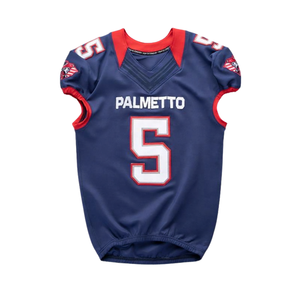 Camiseta de Fútbol Personalizada sin Impuestos en EE. UU., Estilo Americano, Cuello en V, Manga Corta, Transpirable, de Poliéster, para Equipos Deportivos - Product Image 1