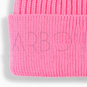 Bon vendeur avec le meilleur prix, design le plus récent, style unique avec impression de logo personnalisé, bonnets unisexes décontractés en tissu uni rose, fabriqués sur mesure - Product Image 6