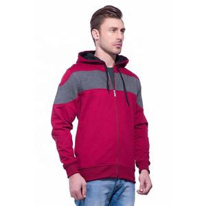 Sweat-shirt à capuche pour homme, grande taille, fermeture éclair complète, sweat-shirt personnalisé, broderie, manches régulières, polaire technique - Product Image 2