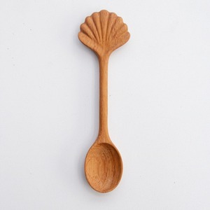 Nuevo Diseño Cuchara de Madera con Mango de Concha, Cuchara de Madera con Diseño de Mariposa y Concha Marina, Cuchara de Madera de Concha, Cuchara de Madera de Fresno con Mango Largo - Product Image 1