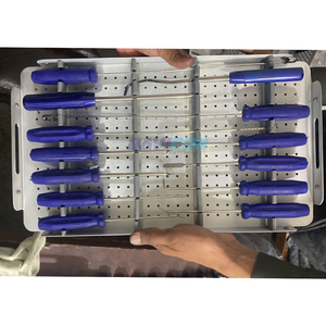 Kit d'instruments manuels en acier inoxydable pour la reconstruction complète des ligaments croisés (ACL+PCL) en médecine sportive – Chirurgie orthopédique - Product Image 5