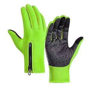 Guantes de Ciclismo Unisex para Otoño e Invierno, de Poliéster, con Dedos Completos, Resistentes al Viento, con Pantalla Táctil y Cierre de Cremallera, para Ciclismo, Senderismo y Esquí al Aire Libre - Product Image 1