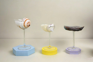 Copa de Vino de Concha de Abulón Hecha a Mano, Copa de Cóctel de Concha Marina Natural, Copa de Champán Ecológica para Decoración de Bodas y Fiestas - Product Image 5