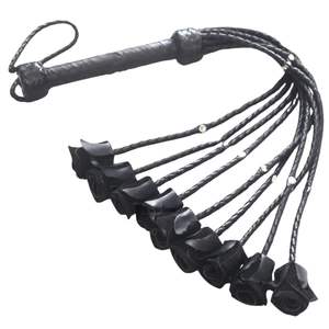 Flogger de Cuero Premium con Múltiples Capas para Sensaciones Variadas - Product Image 1