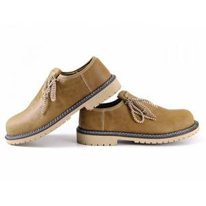 Chaussures brodées bavaroises allemandes, bottes en cuir décontractées avec broderie Oktoberfest, Trachten - Product Image 2