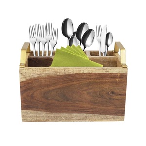 Soporte de Madera Natural Resistente y de Lujo Hecho a Mano para Utensilios de Cocina, Almacenamiento de Herramientas de Cocina, Cucharas, Espátulas, Tenedores y Cucharones - Product Image 6