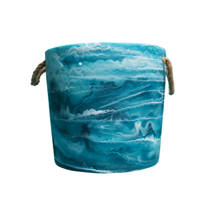 Cubo de Hielo y Vino de Resina Transparente de Lujo |   Enfriador de Vino Cilíndrico Moderno para el Hogar, Bar, Fiestas y Bebidas - Product Image 1