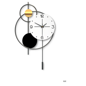 Exclusive <b>Metal</b> Art Decoration Metallic Iron Gold Decorative Wall <b>Clock</b> Wholesale Price simple European Wall Mounted <b>Clock</b> - Product Image 1