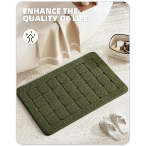 Wholesale Custom White Cotton Bathroom <b>Bath</b> <b>Mat</b> Non-slip Thick <b>Absorbent</b> Woven Technique for Hotels - Product Image 5