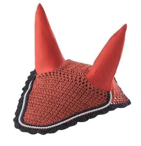 High Quality Customized Design Multi Color Horse Fly Veil Ear Bonnet <b>Equestrian</b> Horse Riding Product Available in All Designs - Product Image 1