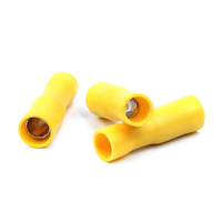 Connecteurs à sertir rapide FRD 5.5-156 entièrement isolés en PVC, type balle femelle et prise, en cuivre et laiton, pour usage automobile