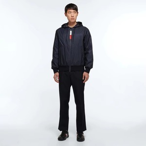 Black <b>Waterproof</b> Breathable Summer <b>Thin</b> Print Zipper Rain <b>Jacket</b> for Outdoor Motorcycle Hiking High Quality Custom Design - Product Image 4