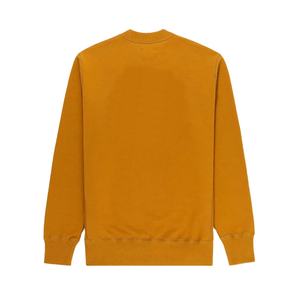 เสื้อสเวตเชิ้ตคอกลมผ้าฟลีซสำหรับผู้ชาย ผ้าฝ้าย 100% ย้อมสีพื้น เป็นมิตรกับสิ่งแวดล้อม กันลม เสื้อผ้าสตรีทแวร์สำหรับฤดูหนาว คุณภาพสูง - Product Image 1