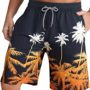 Pantalones Cortos Deportivos para Hombre, Transpirables, Ecológicos, de Cintura Alta con Cordón Ajustable, Estampados, de Spandex/Poliéster, de Secado Rápido, con Bolsillo Impermeable - Product Image 3