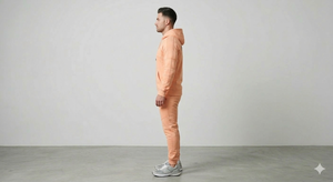 Ensemble de survêtement sportif Rexfit Premium pour homme, en coton épais, avec sweat à capuche et pantalon de survêtement oversize, personnalisable - Product Image 6