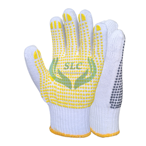 Guantes de seguridad de algodón blanco antideslizantes confiables de origen indonesio Máxima comodidad para aplicaciones industriales - Product Image 2