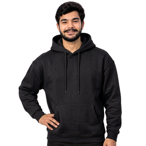 Sudaderas personalizadas de marca privada para hombre, sudaderas con hombros caídos, sudaderas con estampado en relieve, sudaderas de marca streetwear para hombres, para marcas estadounidenses. - Product Image 4