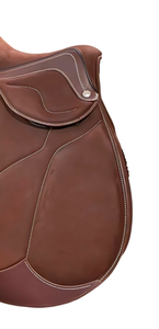 Durable English Horse Riding Saddle Premium Leather <b>Equestrian</b> Saddle Lightweight Comfortable Design for Jumping Dressage - Product Image 3