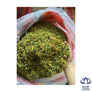 Té Herbal Desintoxicante de Flor de Papaya Macho Seca Natural de Venta Caliente, Sostenible, para Bienestar, de Blue Lotus Farm OEM - Product Image 1