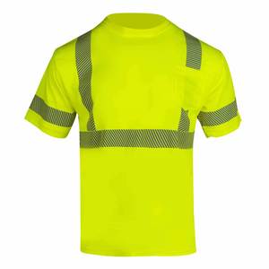 Most popular Private label Safety <b>T</b> <b>shirts</b> <b>Shirt</b> Short Sleeve <b>Hi</b> <b>Vis</b> Workwear Quick Dry Construction - Product Image 5