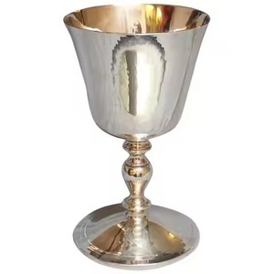 Modern Brass/Copper Classic <b>Goblet</b> Luxury <b>Wine</b> Drinking Cup 301-450ml for Restaurant Home Bar and Events - Product Image 2