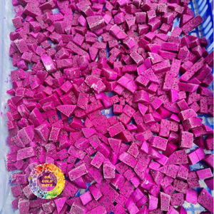 Daditos/Bocados de Pitaya Roja Congelada IQF Premium, 100% Envasados al Vacío a Granel, Color Vibrante, Dulzura Natural, 10 Brix - Caryln - Product Image 1