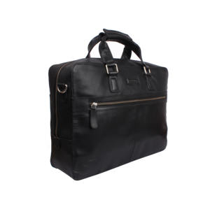 Hot Selling High Quality <b>Leather</b> Laptop <b>Bag</b> Office Briefcase for Men Business Travel Shoulder Handbag with Multiple Pockets - Product Image 1