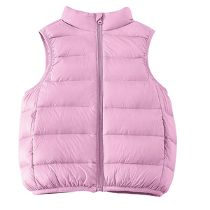 Quilted Casual Women's <b>Puffer</b> Vest Front Pockets Zipper Lightweight Sleeveless Cozy Knitted Stand <b>Jacket</b> Polyester/Nylon - Product Image 2
