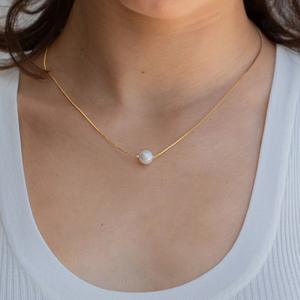 Collar de Estilo Minimalista para Mujer, con Colgante de Perla, Diseño de Caja de Lujo, Alta Gama, Venta Caliente - Product Image 3