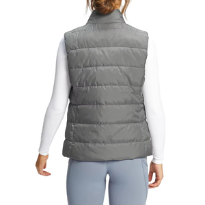 Chaleco Acolchado Ligero para Mujer, Chaqueta sin Mangas con Cuello Alto y Cierre Completo con Cremallera, Diseño Aislante y Cálido - Product Image 2