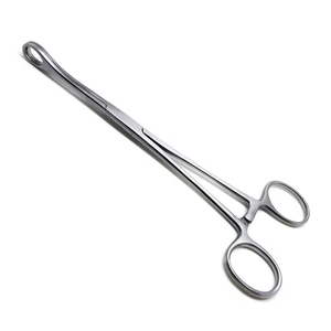 AHI Curved Straight Stainless Steel <b>Sponge</b> Holding Forceps Manual Reusable Hospital Surgical Clamping CE Certified Instrument - Product Image 1