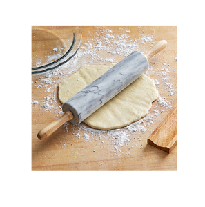 Natural Marble Rolling Pin with <b>Wooden</b> Handle High Quality Dough Roller for Baking <b>Tools</b> Buy By UF INTERNATIONAL Crafts - Product Image 4