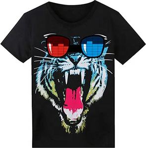 T-shirts à manches courtes pour hommes en polyester/coton surdimensionnés de style hip-hop, lavés - Product Image 5