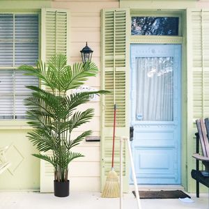 Vento nordico 18 pz coda larga girasole vaso verde soggiorno casa decoratore ferro foglie piante artificiali simulate verde - Product Image 5