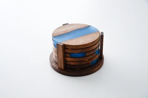 Handcrafted Resin <b>Coasters</b> <b>Set</b> Stylish and Durable Drink <b>Coasters</b> for Home Office Kitchen or Gifting Occasions - Product Image 3
