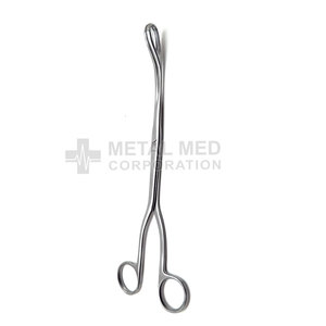 Surgical Foerster Sponge Straight Forceps 12" Serrated Jaws Tools <b>Box</b> <b>Lock</b> with Ratchet Non-sterile CE by Metal Med - Product Image 1