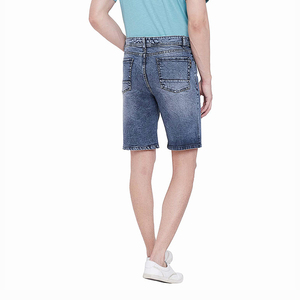 Shorts en jean déchirés décontractés pour hommes, coupe ample, fermeture boutonnée, style urbain, pour l'été et les activités de plein air - Product Image 2