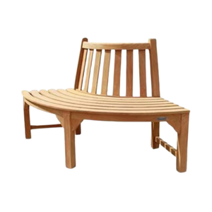 Les bancs de jardin semi-ronds pour l'extérieur sous les arbres en bois de teck sont vendus à des prix abordables - Product Image 2